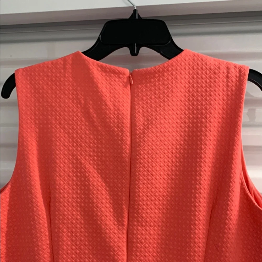 Liz Claiborne Orange Pink Sleeveless Sheath Dress - Picture 10 of 12